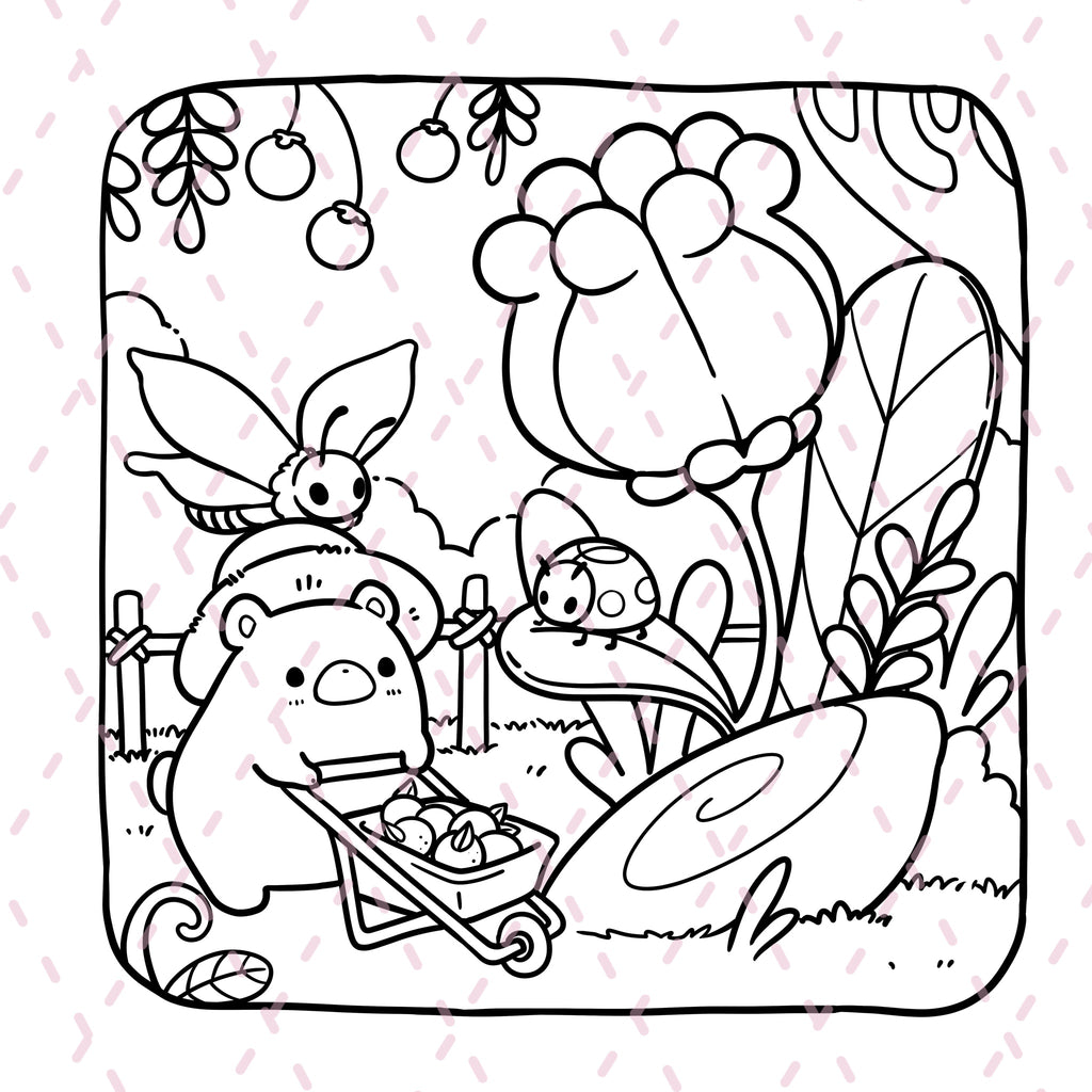 Secret Garden Colouring Book | 40 Colouring Pages with 5 Additional 350gsm Cardstock Images