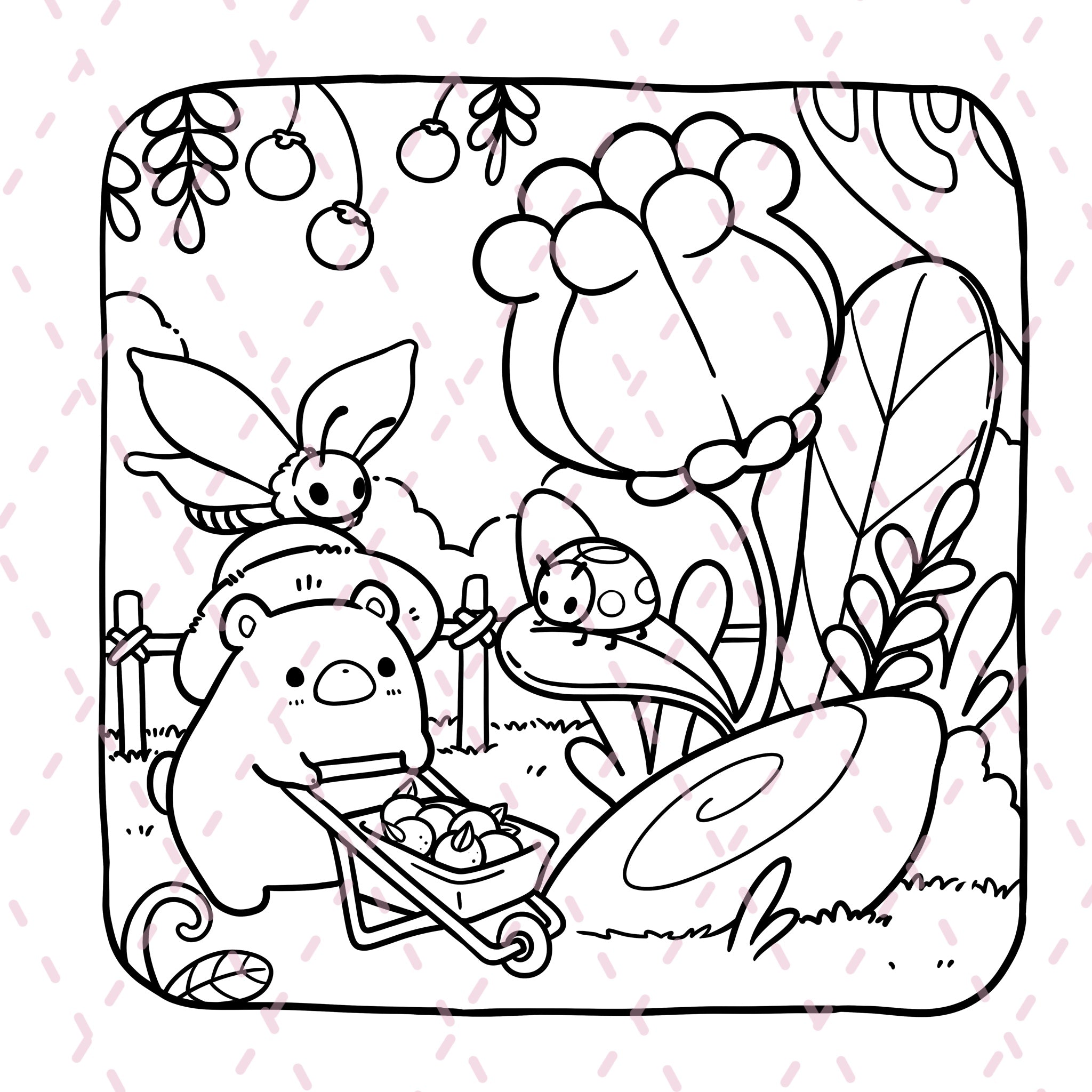 Secret Garden Colouring Book | 40 Colouring Pages with 5 Additional 350gsm Cardstock Images