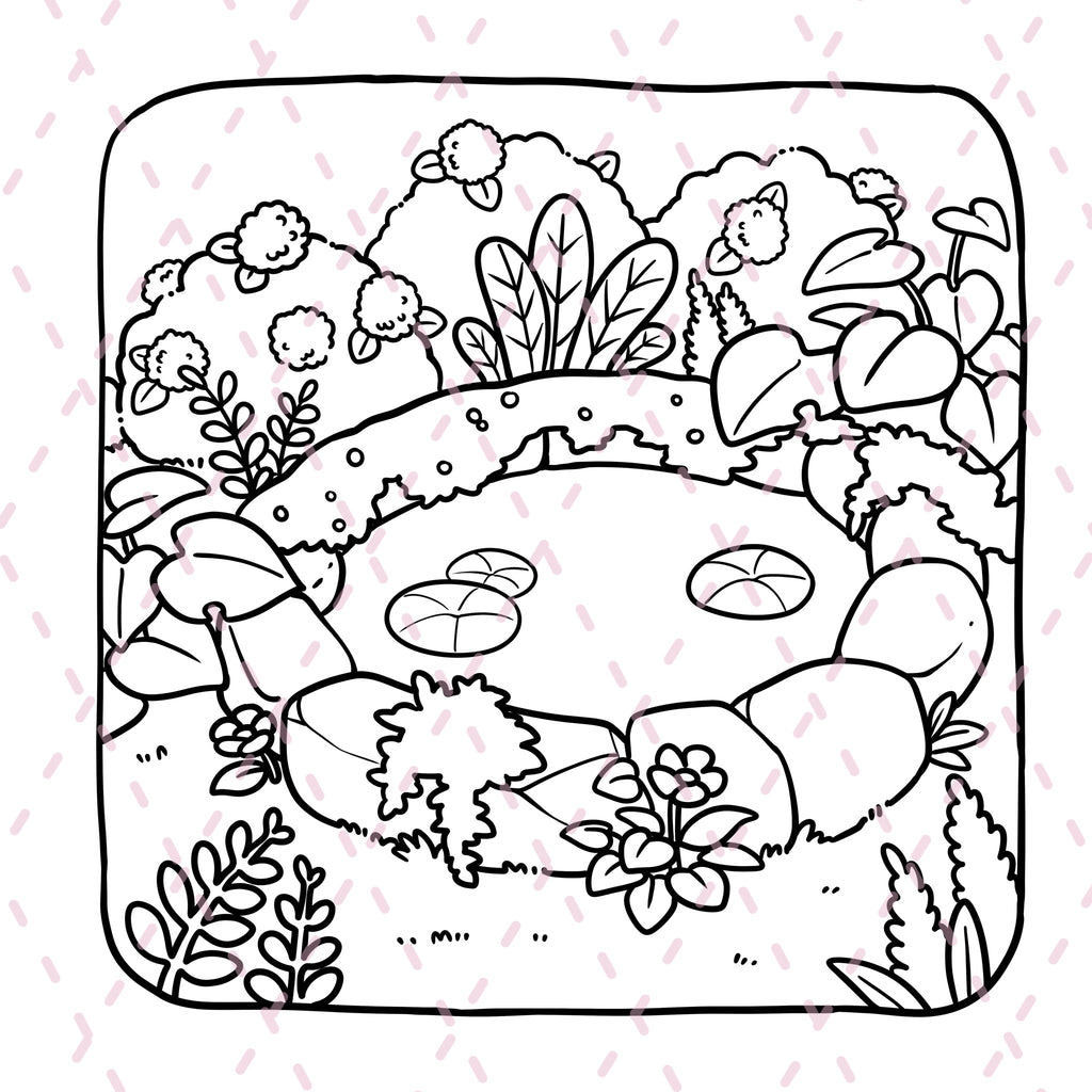 Secret Garden Colouring Book | 40 Colouring Pages with 5 Additional 350gsm Cardstock Images