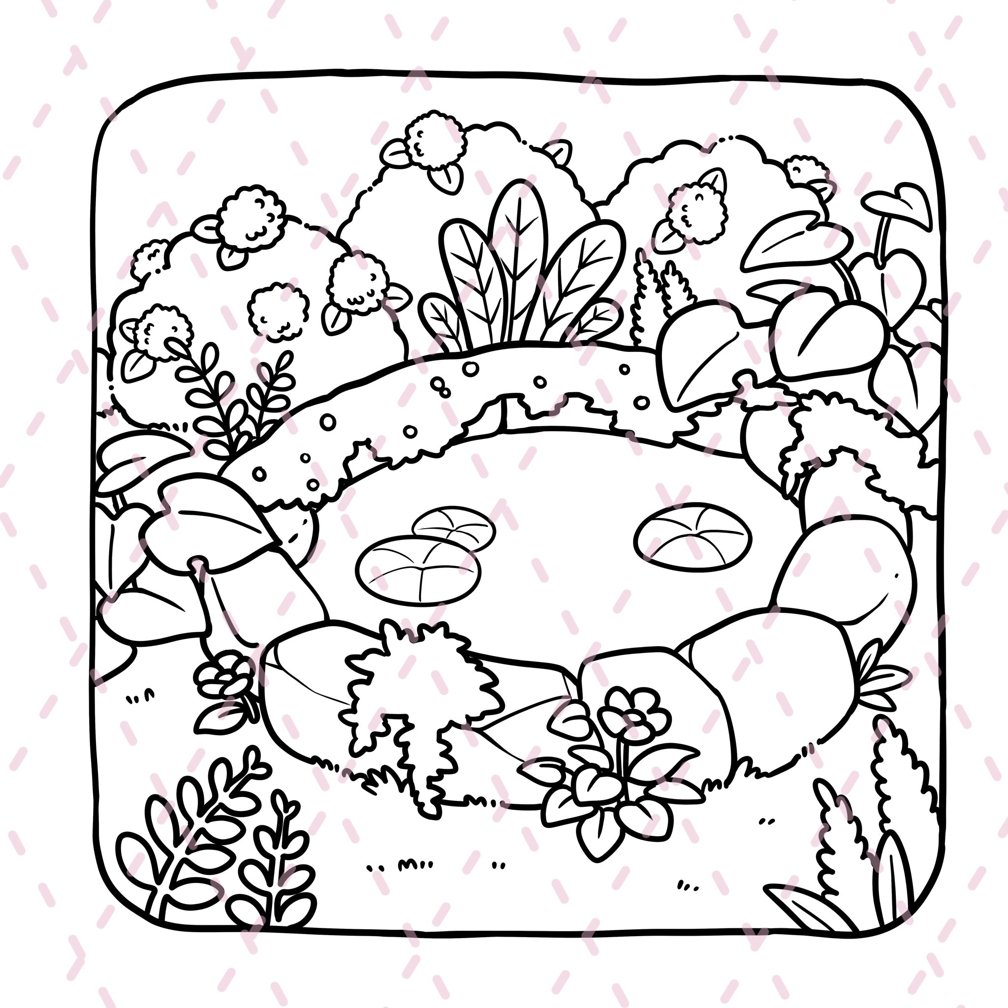 Secret Garden Colouring Book | 40 Colouring Pages with 5 Additional 350gsm Cardstock Images