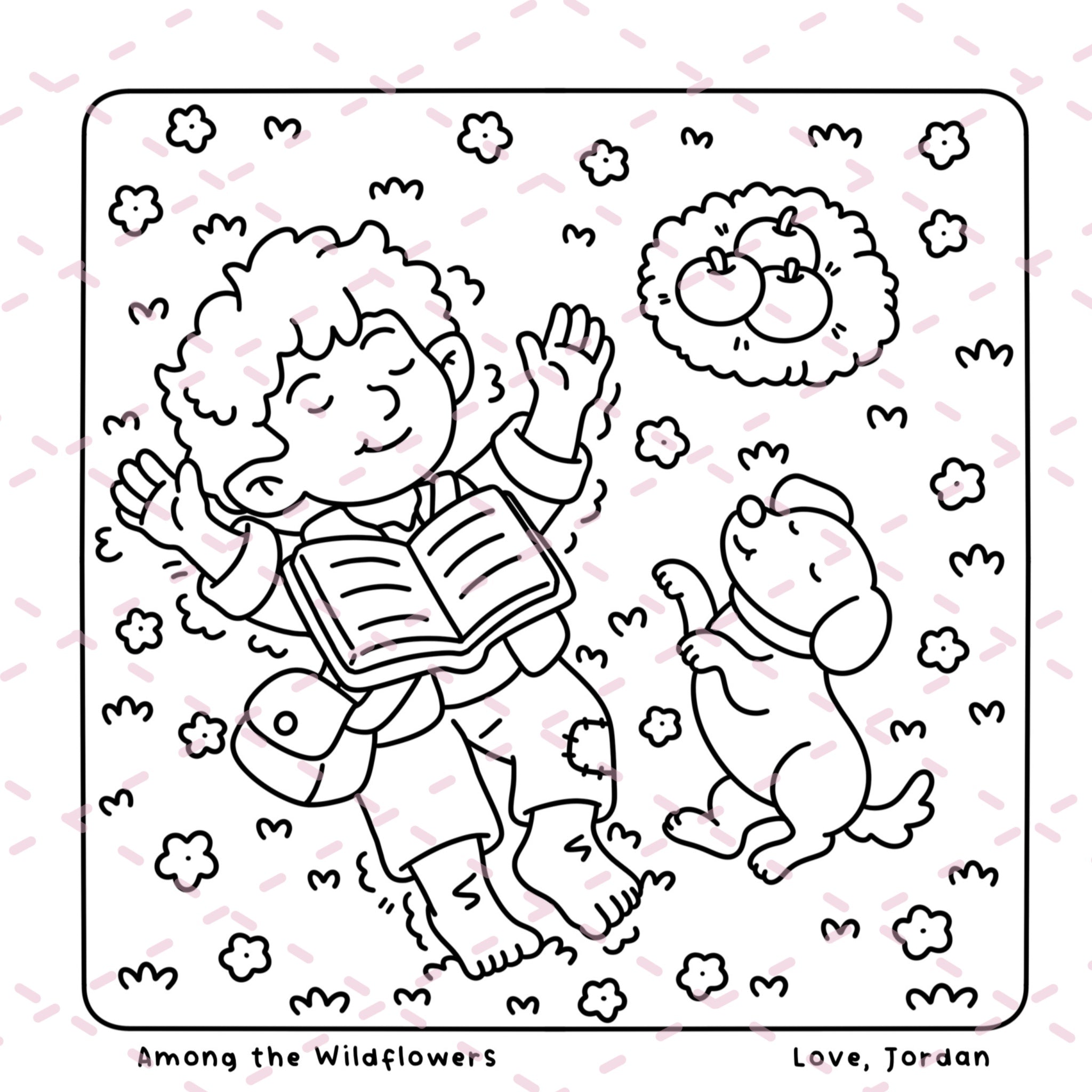 Halfling Hollow Colouring Book | 40 Colouring Pages with 5 Additional 350gsm Cardstock Images
