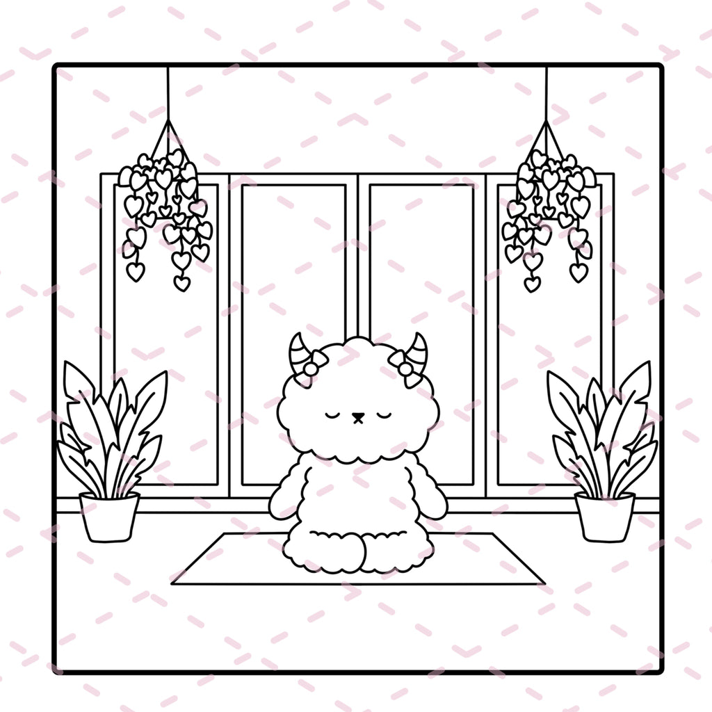 Cutie Monsters Volume One Colouring Book | 20 Colouring Pages with 4 Additional 350gsm Cardstock Images