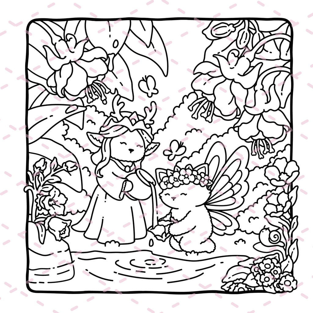 Best of Fairy Buddies Colouring Book | 20 Pages | 350gsm Cardstock