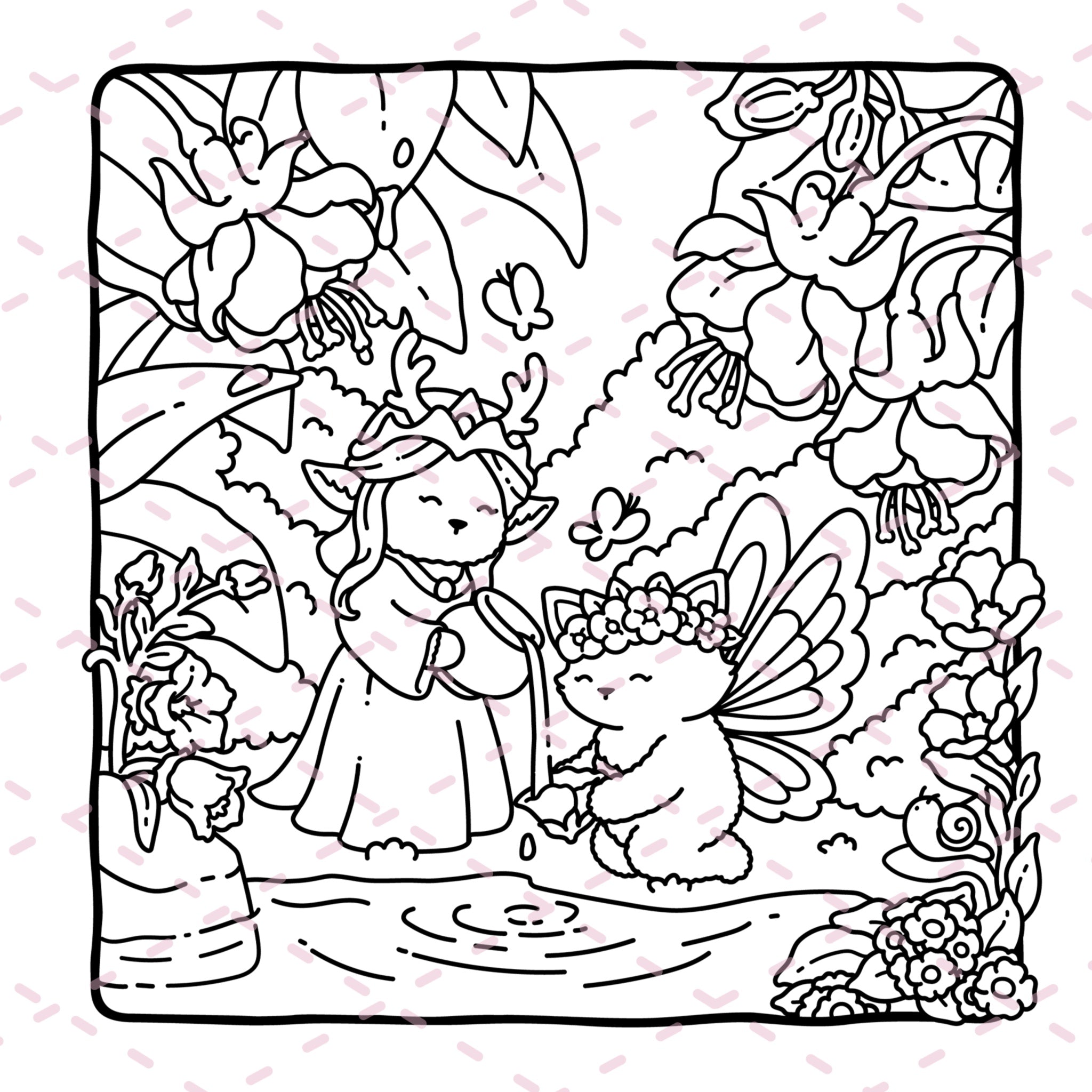 Best of Fairy Buddies Colouring Book | 20 Pages | 350gsm Cardstock