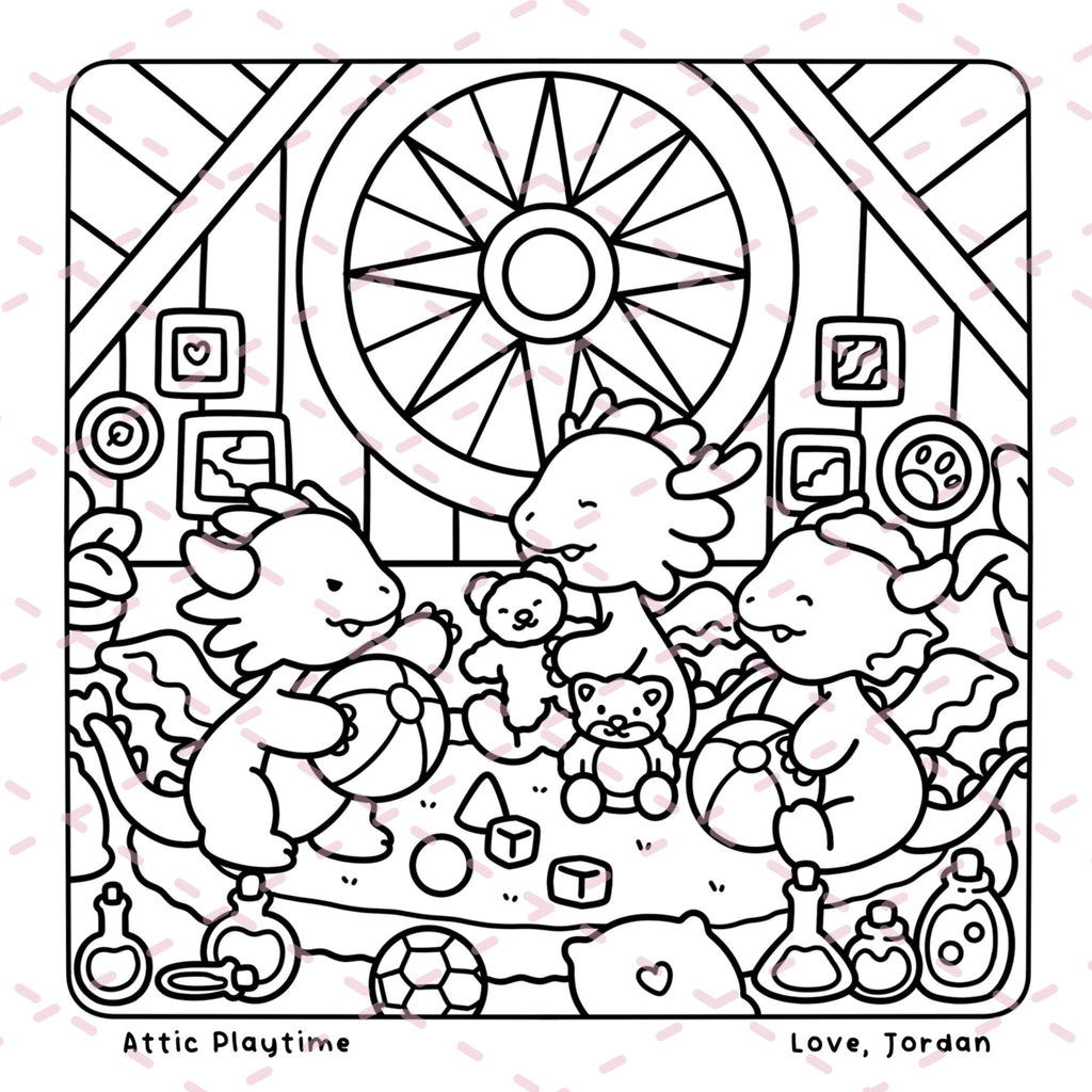 Dreamy Dragons Colouring Book | 40 Colouring Pages with 5 Additional 350gsm Cardstock Images