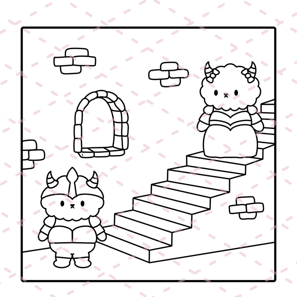 Cutie Monsters Time Travel Colouring Book | 20 Colouring Pages with 4 Additional 350gsm Cardstock Images