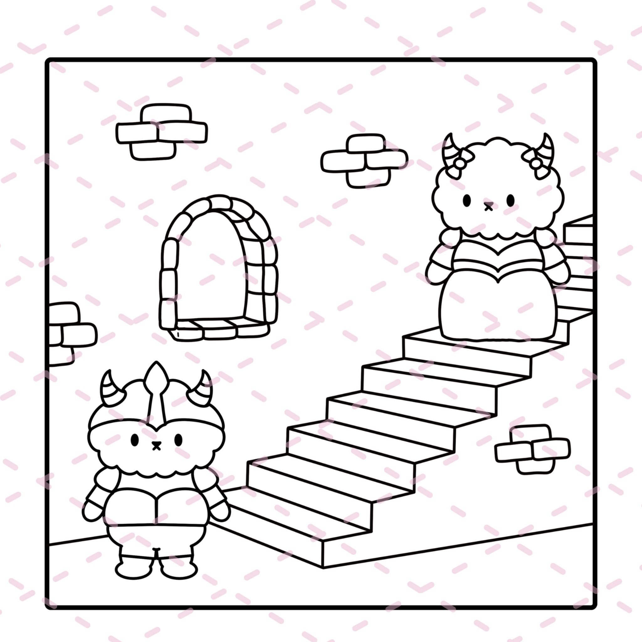 Cutie Monsters Time Travel Colouring Book | 20 Colouring Pages with 4 Additional 350gsm Cardstock Images