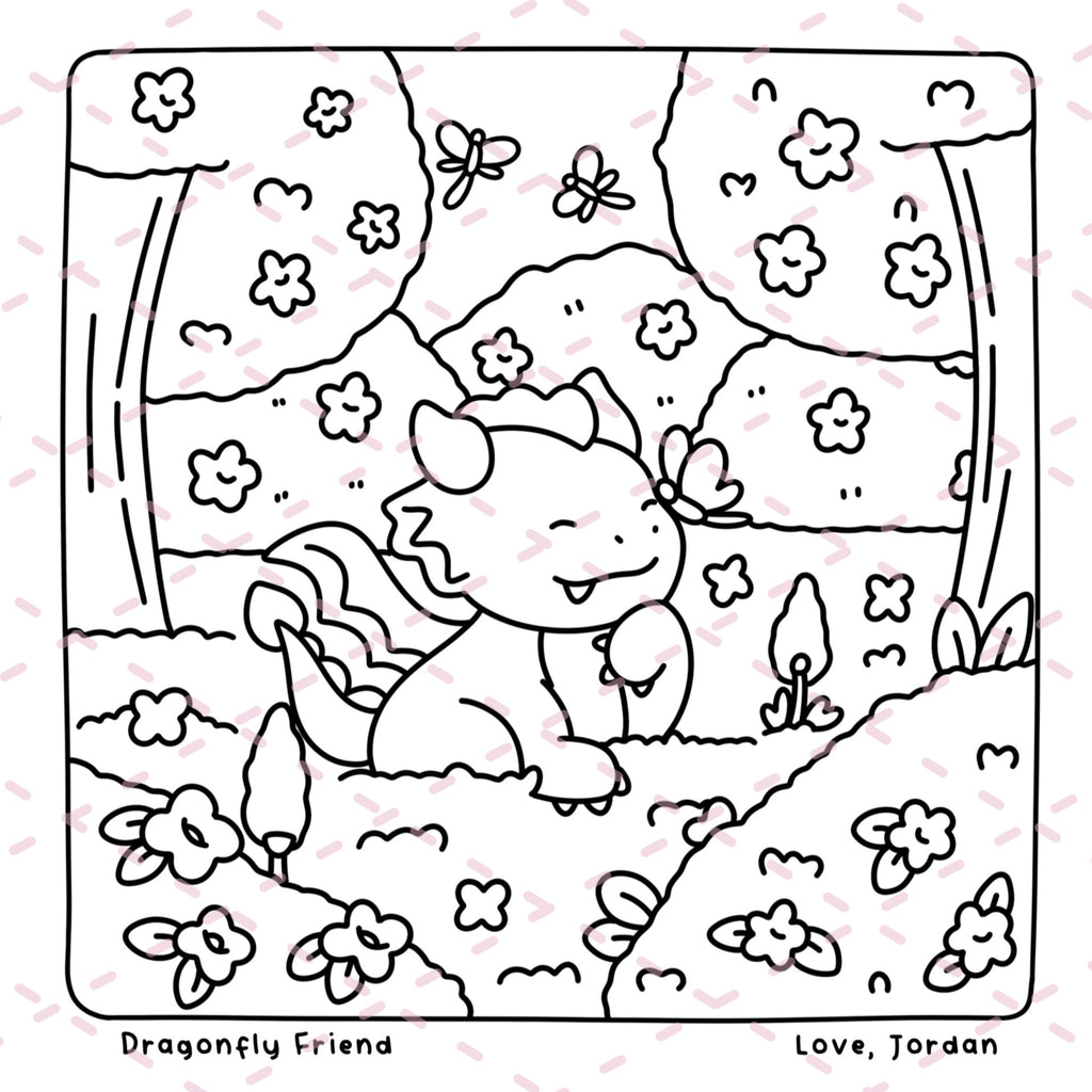 Spend the Day with Dragon Colouring Book | 40 Colouring Pages with 5 Additional 350gsm Cardstock Images