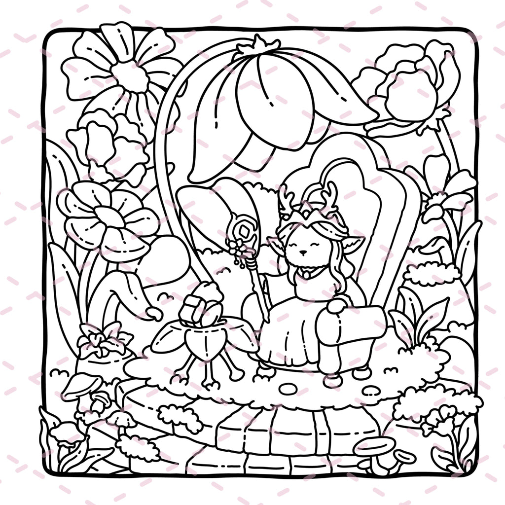 Fairy Buddies Colouring Book | 40 Colouring Pages with 5 Additional 350gsm Cardstock Images