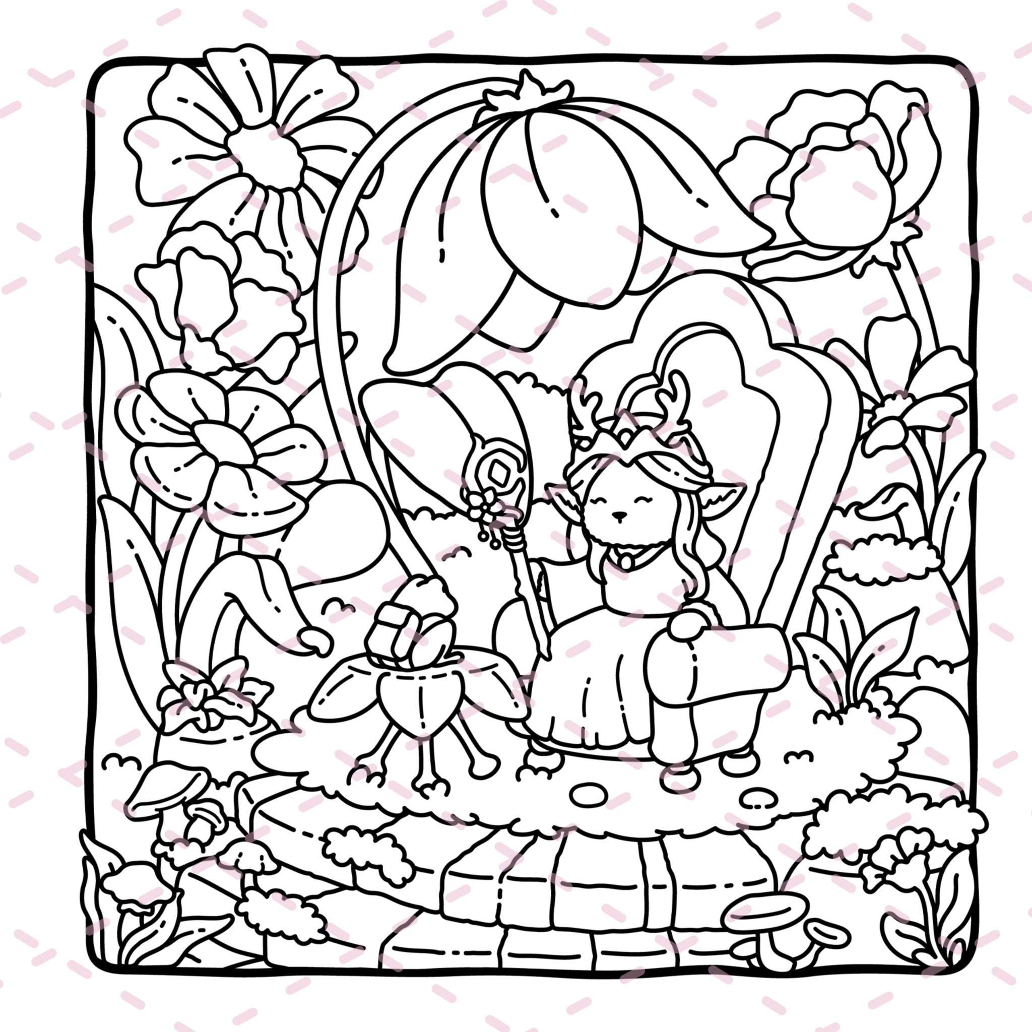 Fairy Buddies Colouring Book | 40 Colouring Pages with 5 Additional 350gsm Cardstock Images