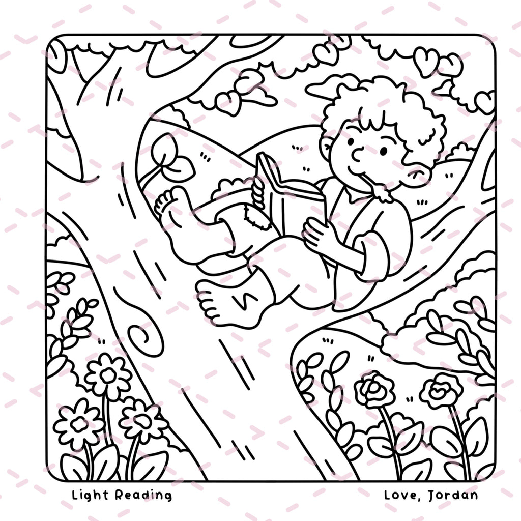 Halfling Hollow Colouring Book | 40 Colouring Pages with 5 Additional 350gsm Cardstock Images