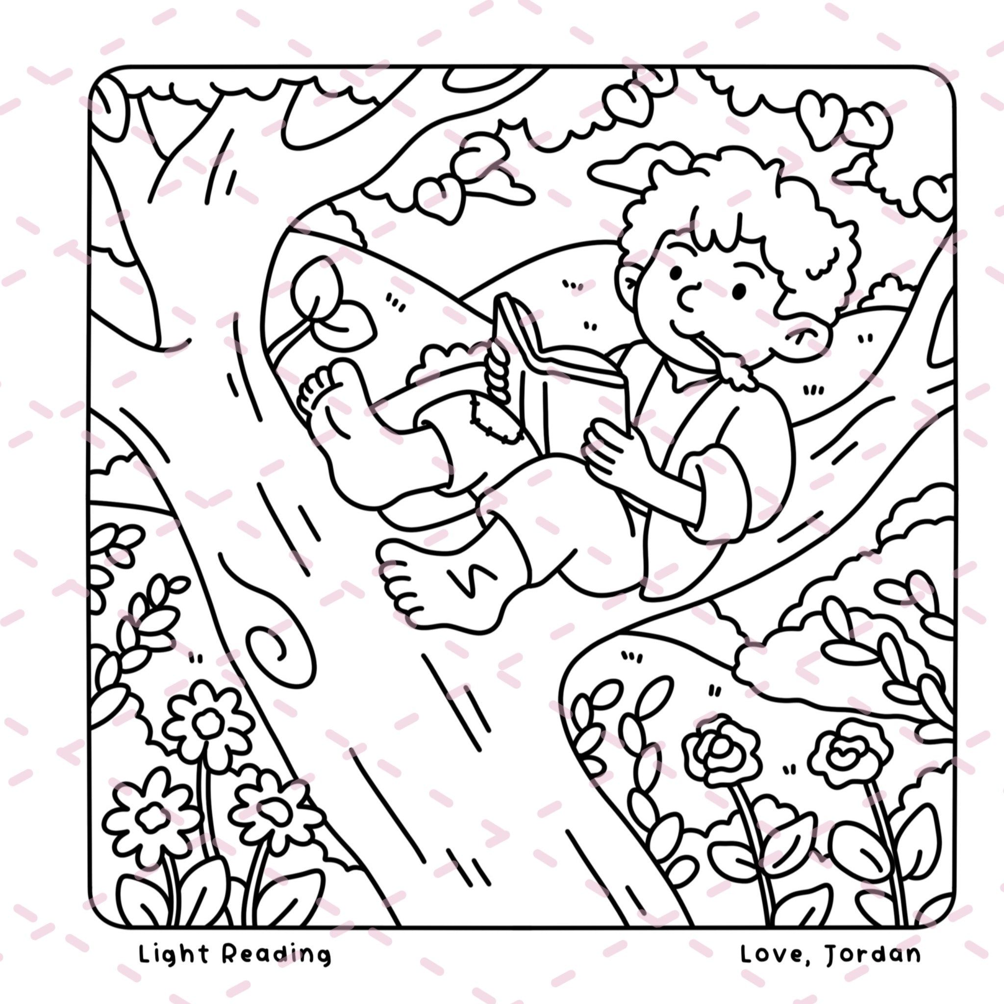 Halfling Hollow Colouring Book | 40 Colouring Pages with 5 Additional 350gsm Cardstock Images