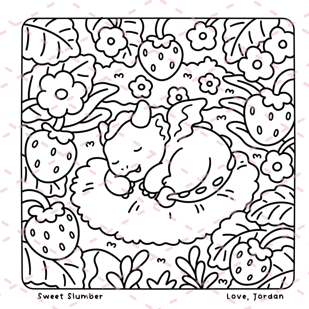 Dreamy Dragons Colouring Book | 40 Colouring Pages with 5 Additional 350gsm Cardstock Images