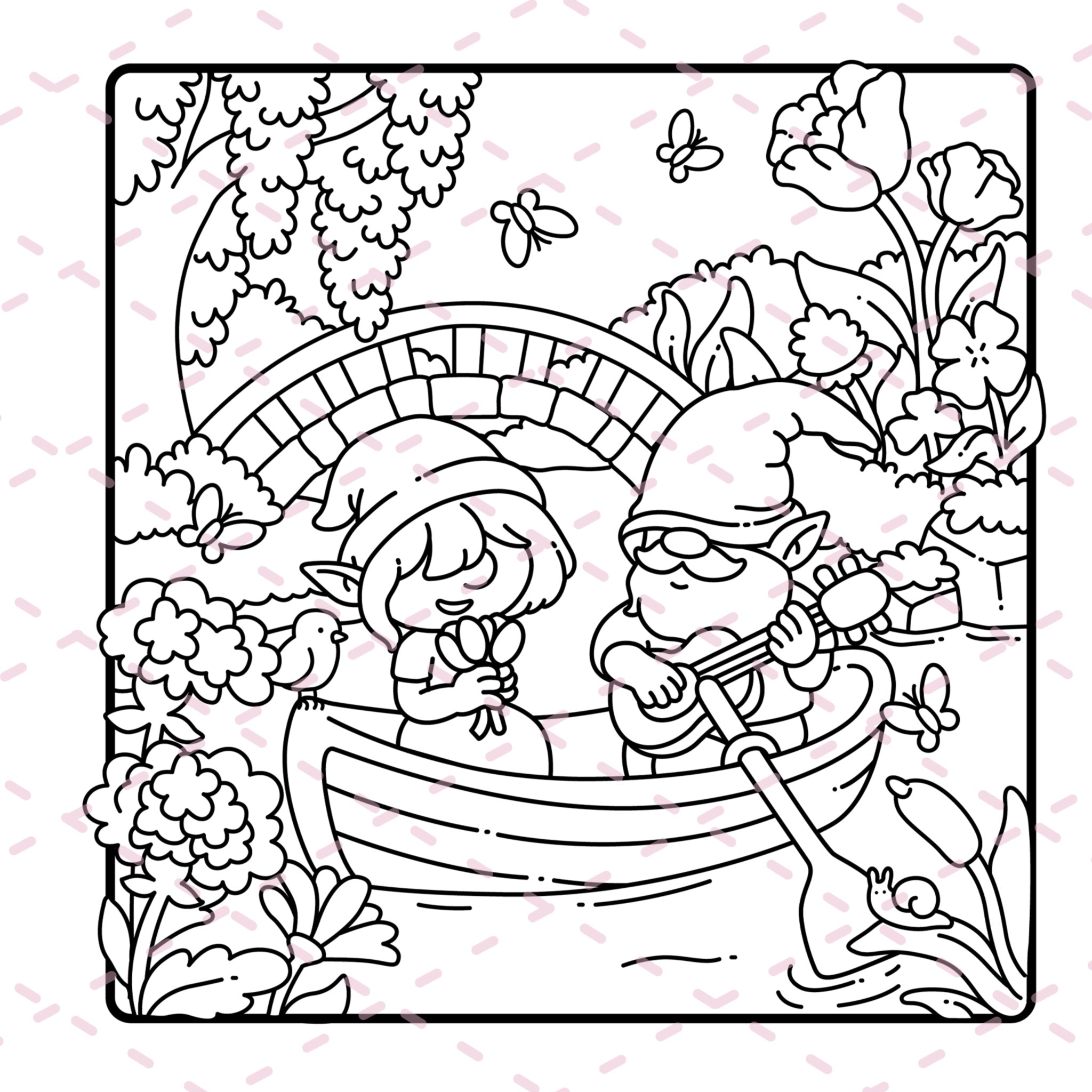 Best of Cozy Gnomes Colouring Book | 20 Pages | 350gsm Cardstock