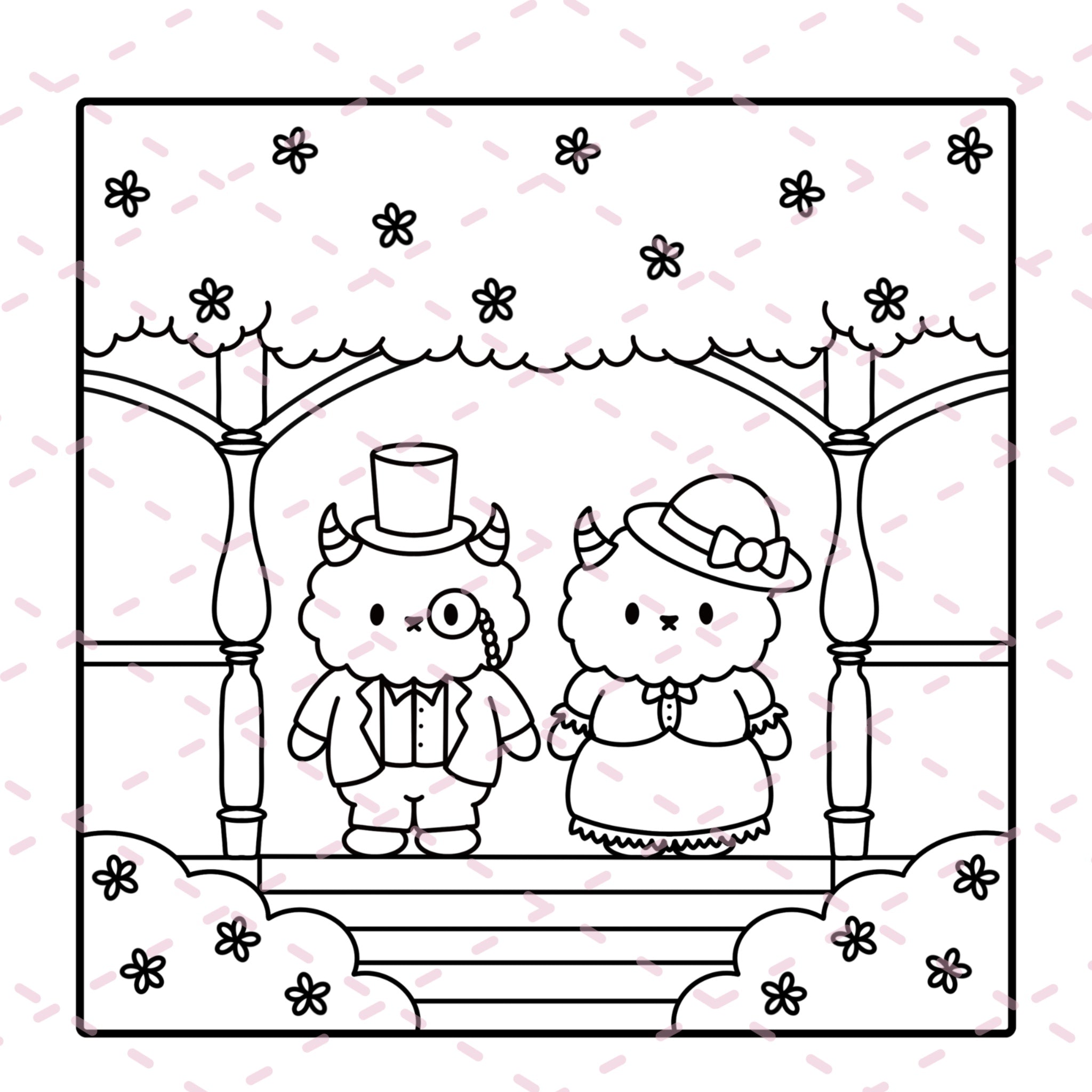 Cutie Monsters Time Travel Colouring Book | 20 Colouring Pages with 4 Additional 350gsm Cardstock Images