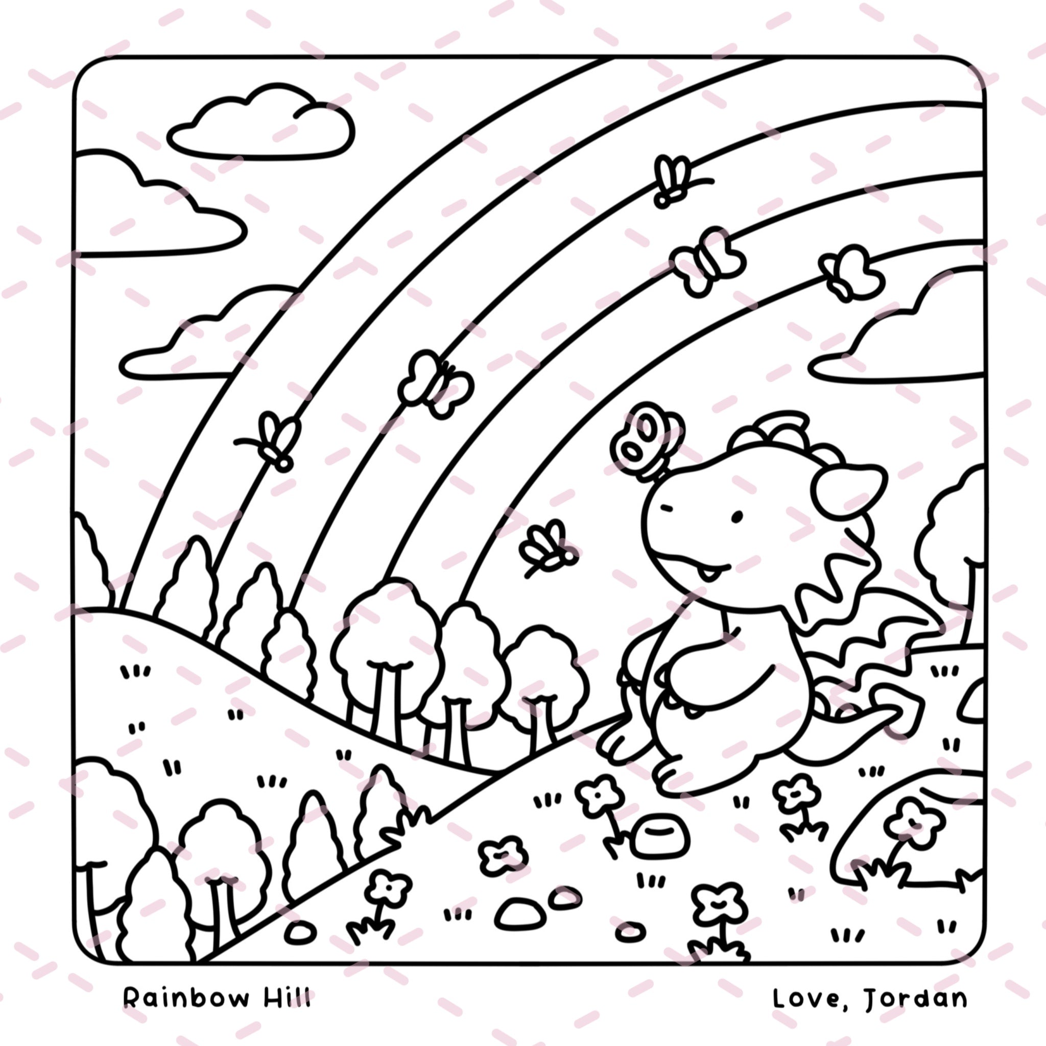 Dearest Dragons Colouring Book | BEST OF Love, Jordan’s Dragons | 20 Pages | 350gsm Cardstock