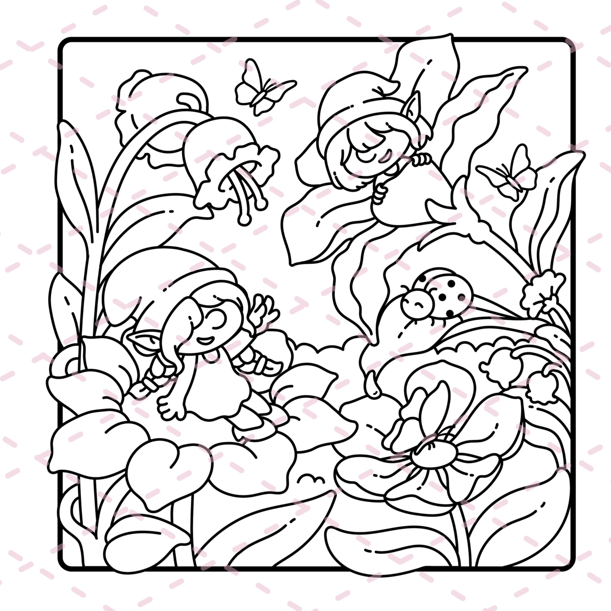 Best of Cozy Gnomes Colouring Book | 20 Pages | 350gsm Cardstock