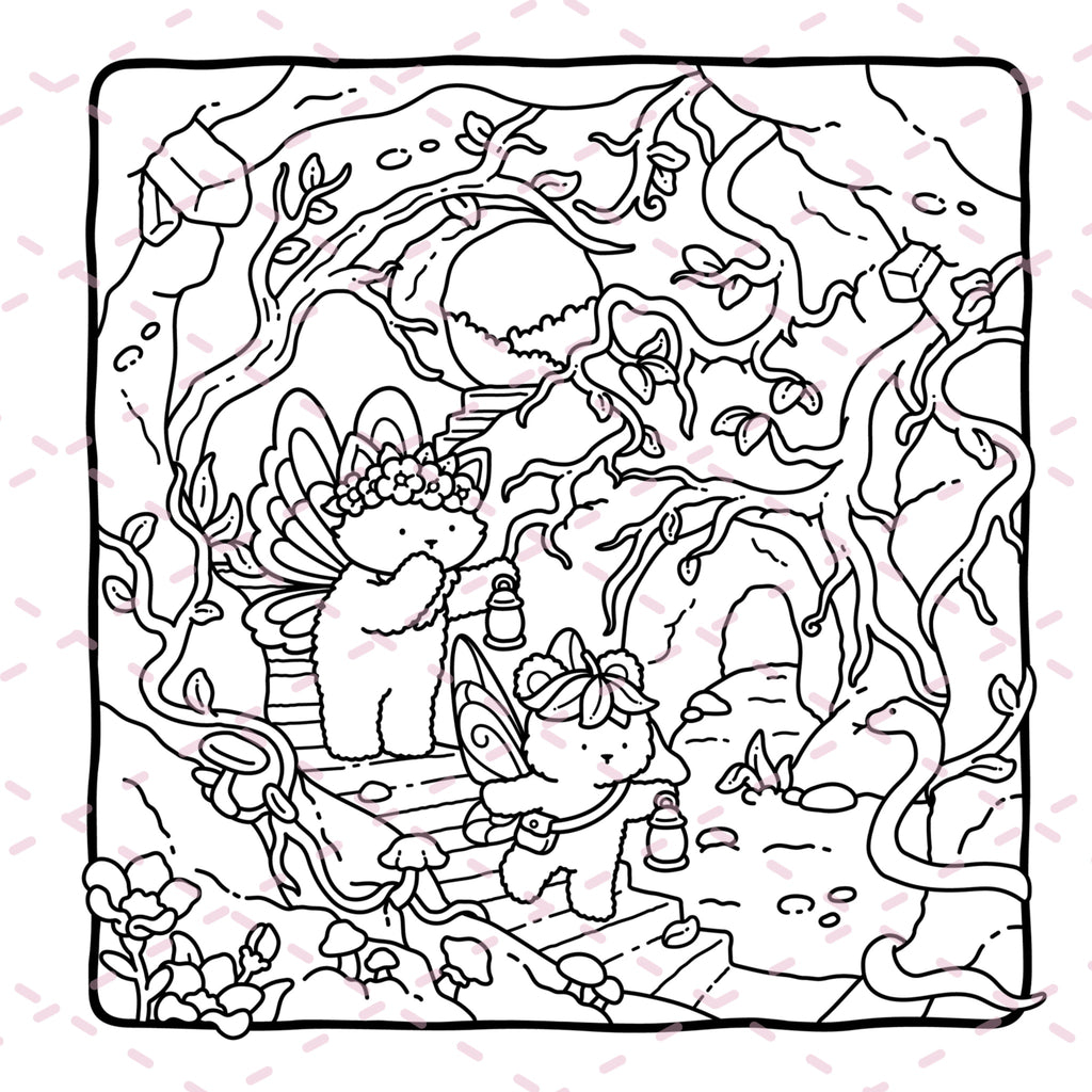 Fairy Buddies Colouring Book | 40 Colouring Pages with 5 Additional 350gsm Cardstock Images
