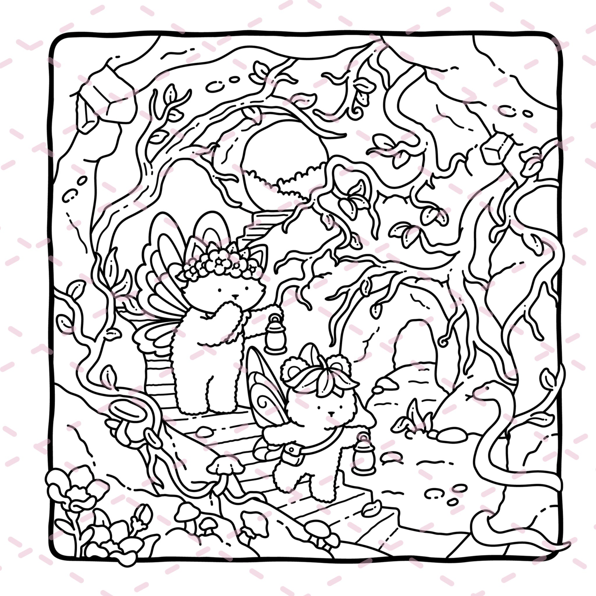 Fairy Buddies Colouring Book | 40 Colouring Pages with 5 Additional 350gsm Cardstock Images
