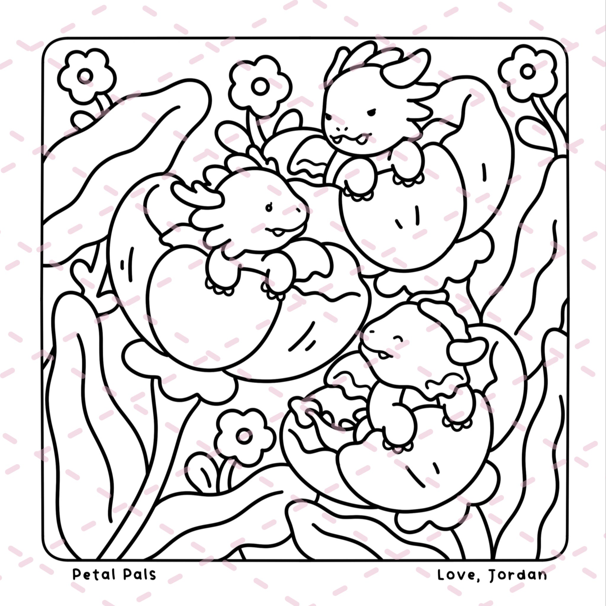 Dreamy Dragons Colouring Book | 40 Colouring Pages with 5 Additional 350gsm Cardstock Images