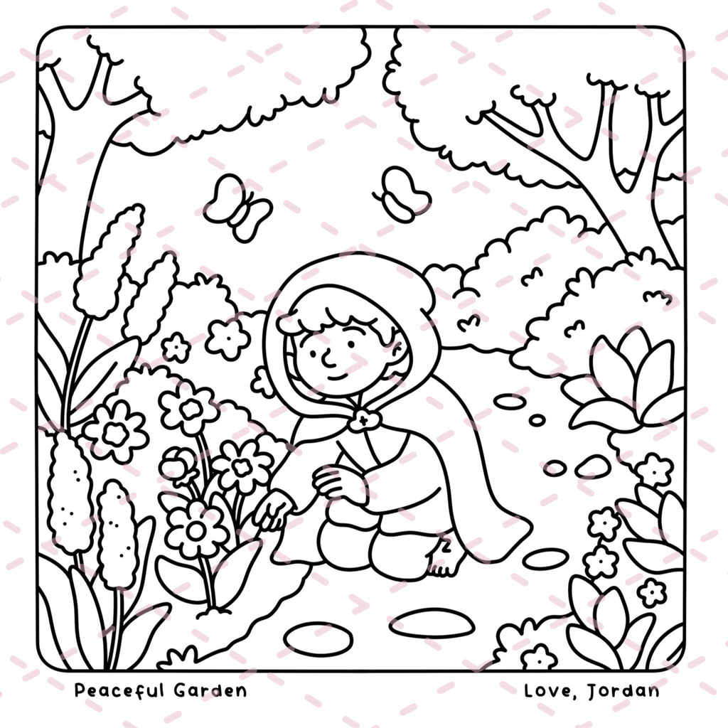 Halfling Hollow Colouring Book | 40 Colouring Pages with 5 Additional 350gsm Cardstock Images