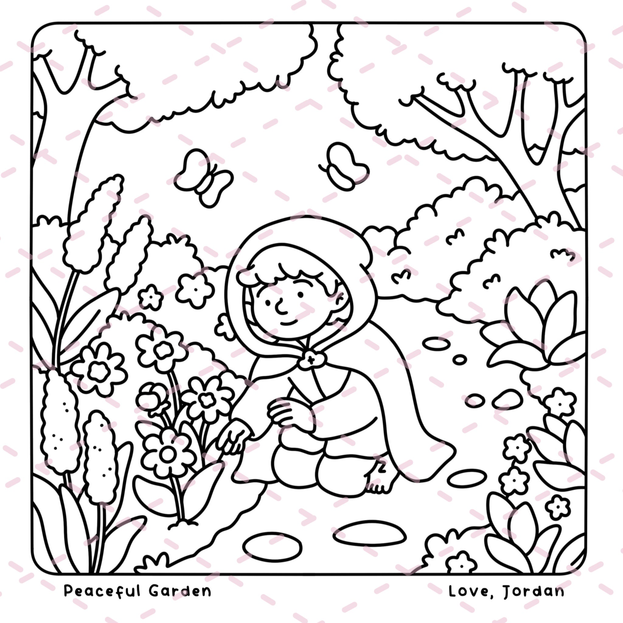 Halfling Hollow Colouring Book | 40 Colouring Pages with 5 Additional 350gsm Cardstock Images