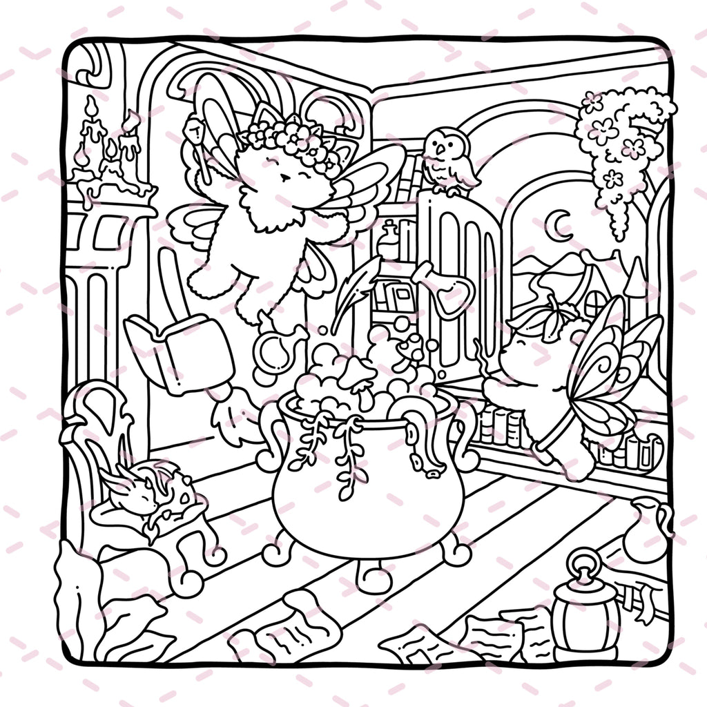 Best of Fairy Buddies Colouring Book | 20 Pages | 350gsm Cardstock