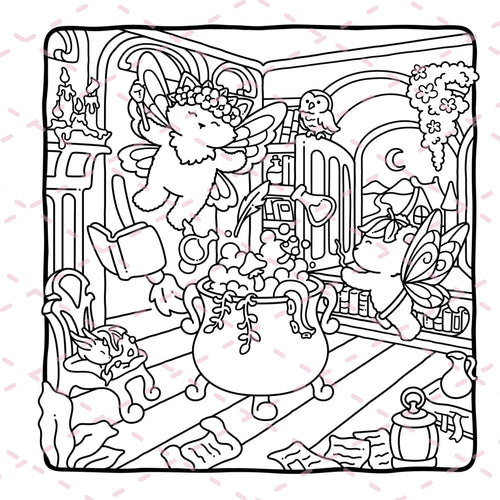 Best of Fairy Buddies Colouring Book | 20 Pages | 350gsm Cardstock