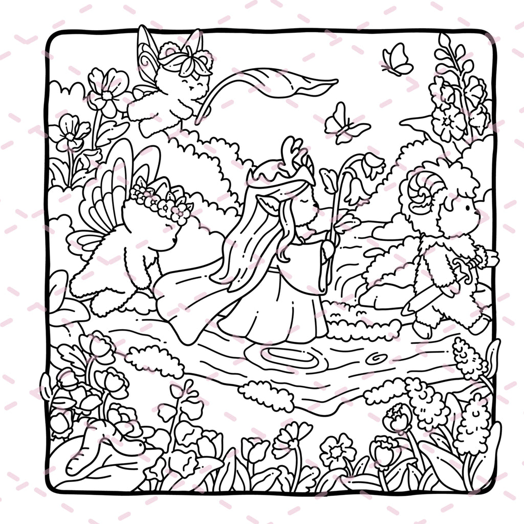 Best of Fairy Buddies Colouring Book | 20 Pages | 350gsm Cardstock