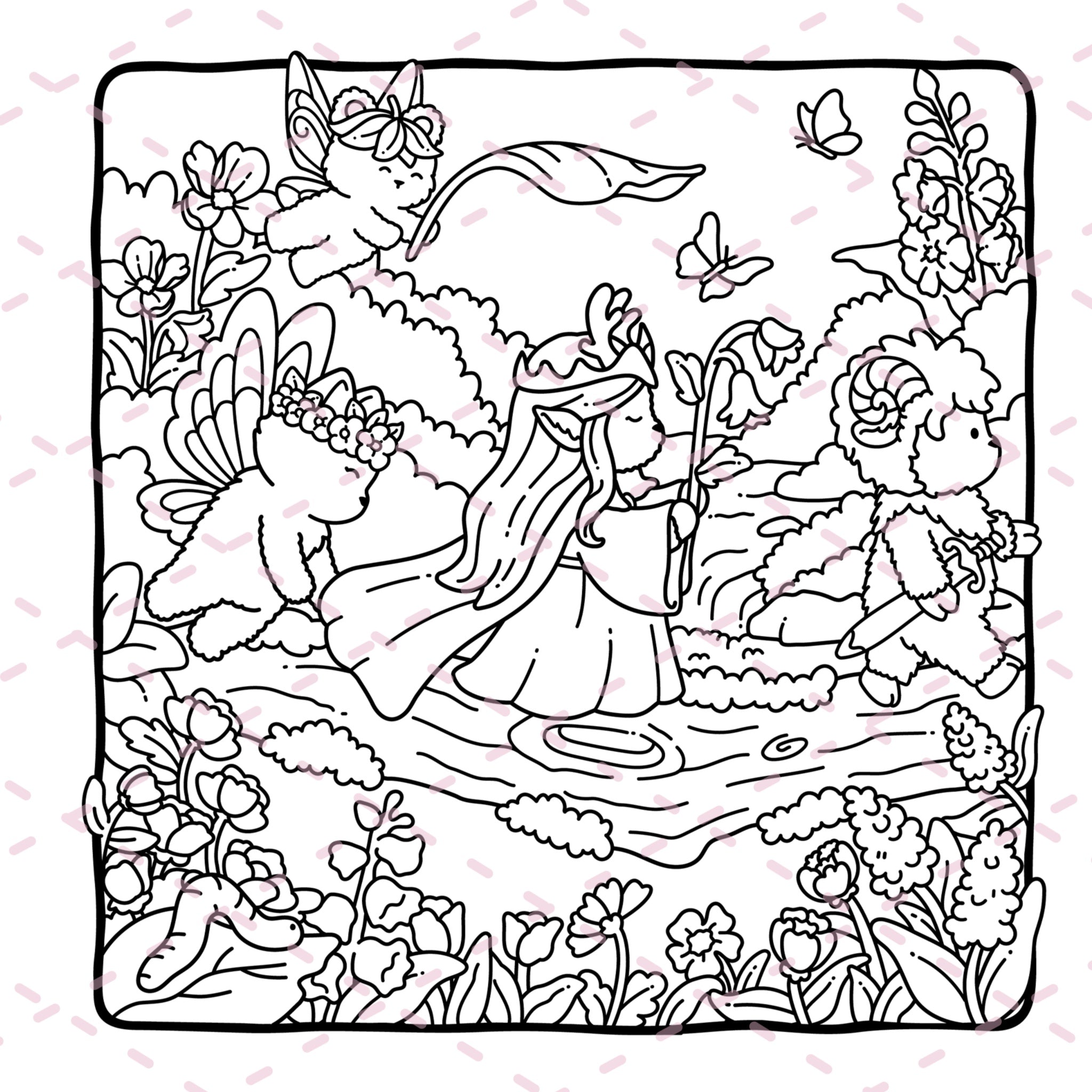 Best of Fairy Buddies Colouring Book | 20 Pages | 350gsm Cardstock