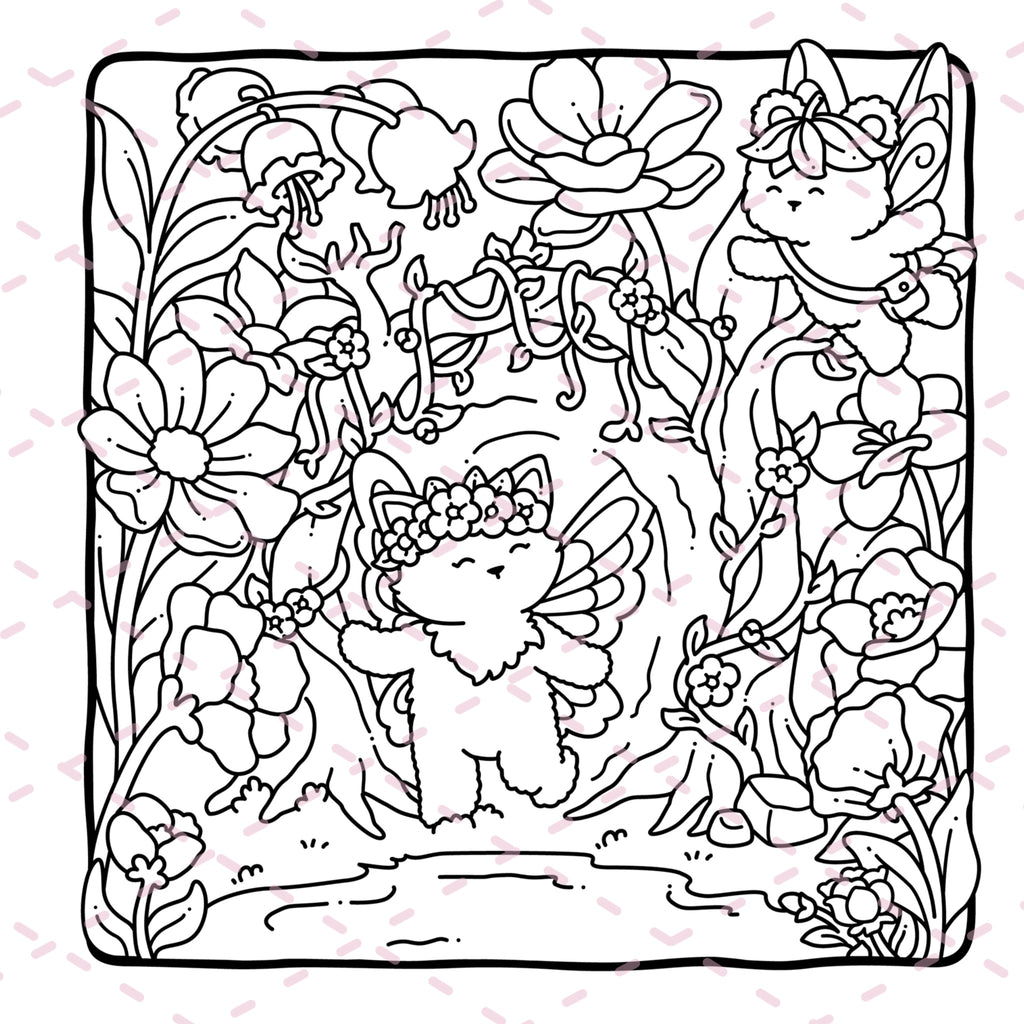 Fairy Buddies Colouring Book | 40 Colouring Pages with 5 Additional 350gsm Cardstock Images