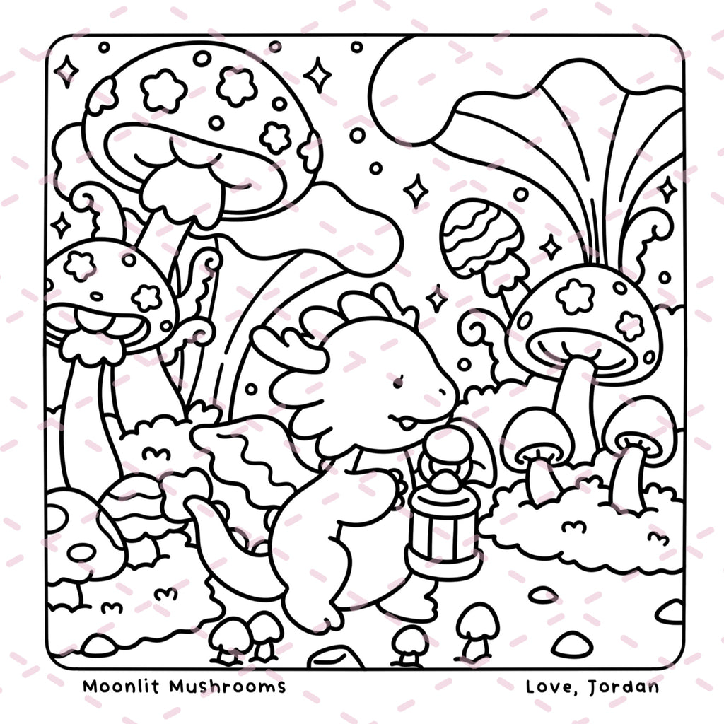 Dreamy Dragons Colouring Book | 40 Colouring Pages with 5 Additional 350gsm Cardstock Images