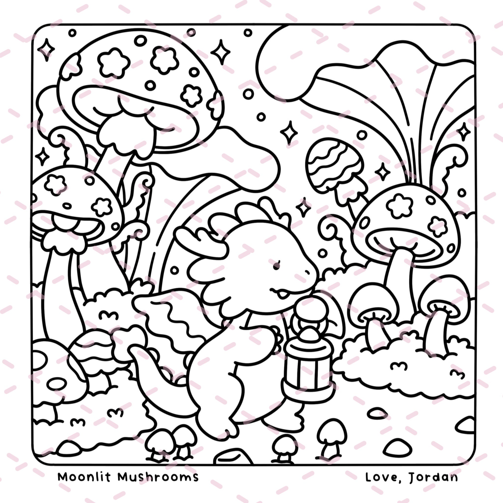 Dreamy Dragons Colouring Book | 40 Colouring Pages with 5 Additional 350gsm Cardstock Images
