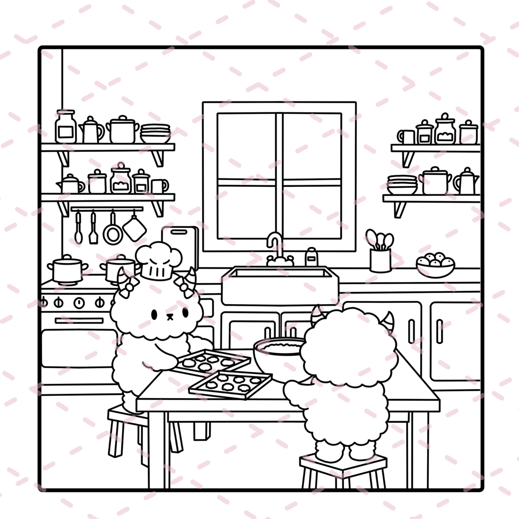 Cutie Monsters Volume One Colouring Book | 20 Colouring Pages with 4 Additional 350gsm Cardstock Images